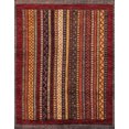thumbnail image 1 of Ahgly Company Machine Washable Indoor Rectangle Abstract Dark Red Area Rugs, 2' x 3', 1 of 7