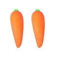 thumbnail image 2 of geerera 2pcs Easter Carrot Ornament, Stretchy Carrot, Gift for Friend, Party Favors, 2 of 9