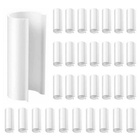 Dohia Summer Clamp For PVC Pipe Greenhouses Row Covers Pool Cover Clips Shelters Bird Protection 2.4 Inches Long For 1/2 Inch PVC Pipe 10PCS ST3- ZYWGDJ