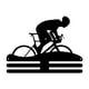 thumbnail image 1 of Perchero para exhibir medallas, montado en la pared, para carreras deportivas, premios Black Iron ciclo, 1 of 9