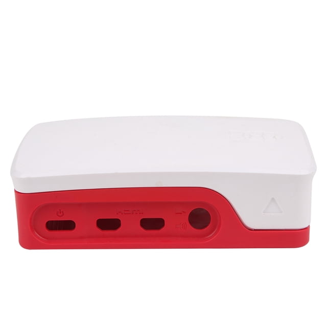 Belle Coque de Protection, Boîtier à Surface Lisse Antipoussière, Prise Transparente à Haute Durabilité de Remplacement pour Raspberry Pi 4B Résistance à la Corrosion Noir Rouge,Noir,Blanc Rouge