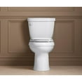 thumbnail image 4 of KOHLER K-4636-0 Cachet Quiet Close Toilet Seat, White, Elongated, 4 of 6
