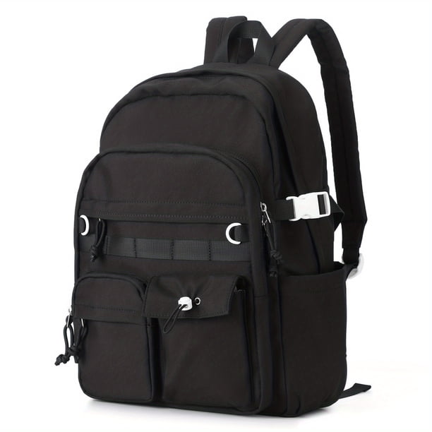 Umjofa Mochila De Negocios Impermeable Para Hombre Mochila Para Laptop De 156 Pulgadas Color Gris Diseno De La Tela Liso