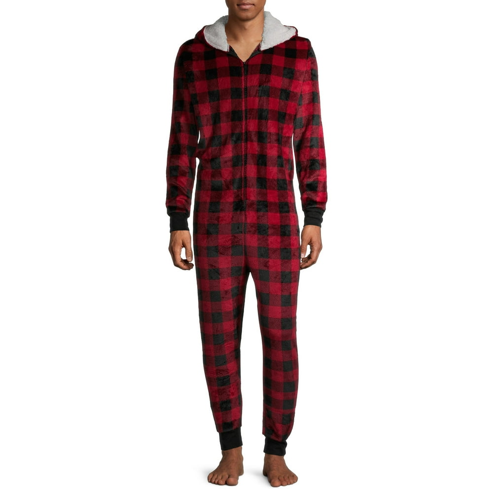 Jolly Jammies Matching Family Christmas Pajamas Men’s Buffalo Union Suit