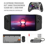 Lenovo Legion Go 512GB Gaming Handheld 8.8-inch Touchscreen 144Hz 2K QHD AMD Ryzen Z1 Extreme Processor, Mytrix Zero-Kirin Wireless Pro Controller, Hub, Keyboard & Mouse Combo, 7 in 1 Bundle
