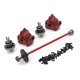 thumbnail image 1 of Vogacara 1/14 RC coche caja de cambios Metal diferencial automóvil reemplazo de pieza Kit de reparación reemplazo para WLtoys 144010 144001 144002 Kits de construcción modelo Rojo Vogacara FN010452-01, 1 of 6
