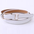 thumbnail image 1 of Nouvelle Mode Accessoires Vintage pour Femmes Ceinture en Cuir Fine Décontractée, 1 of 2