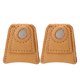 thumbnail image 1 of Almohadilla de dedal de cuero para monedas, protectores de dedos de cuero de vaca artesanales para coser y acolchar, 2 uds., 1 of 5