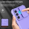 thumbnail image 6 of for Samsung Galaxy A54 5G Case with Slide Camera Cover, [Military Drop Protection] [Snug Touch] Hard Back & Soft Edge Phone Case with Stereo Bracket for Samsung A54 5G 6.4" LTT Purple, 6 of 9