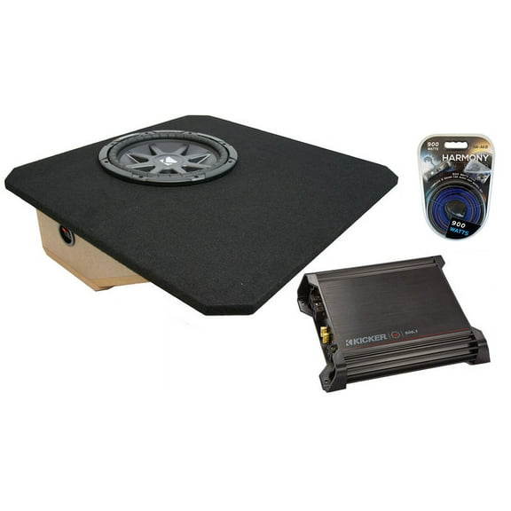 Kicker Chevy Corvette 97-04 43CVR124 12" 400W Sub, 46CXA4001 800W Amp & Sub Box