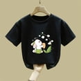 thumbnail image 2 of Short Sleeve Shirts for Children Boy Girl Summer Fall Crewneck Graphic Easter Egg Kawaii Animal Bunny Tops Blouses Shirts Kid 2026 Clothes Fashion, 2 of 6