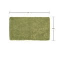 thumbnail image 3 of Home Weavers Fantasia Collection 100% Cotton Bathroom Rugs Set, Machine Washable Rug, Extra Soft & Water Absorbent bath Rug, Kitchen Mat, Bath Rug, Bath Floor Mat Non Slip, 24"x40" Rectangle, Sage, 3 of 6