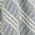 thumbnail image 3 of Blue Woven 100% Cotton Throw Blanket, 3 of 4