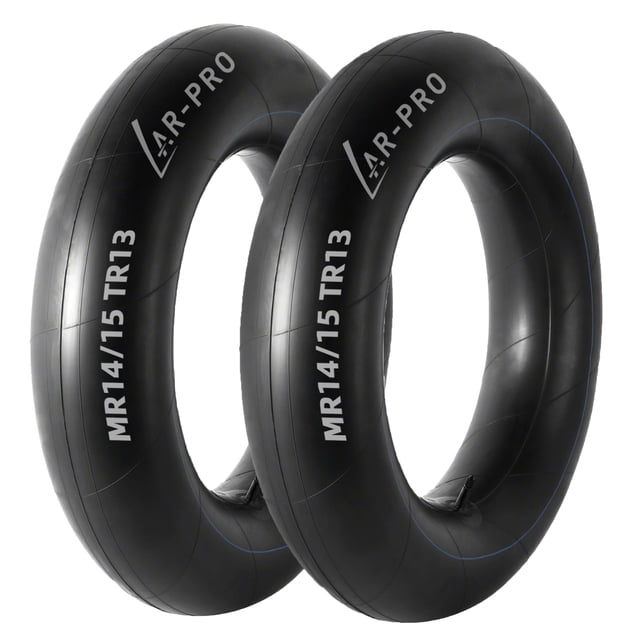 AR-PRO (2-Pack) MR14/15 Heavy-Duty Tire Inner Tubes with TR13 Straight Valve Stems fits R14" R15"- Made from Durable Butyl Rubber