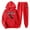 Red, variant on Men's Suits Sweat Suits For Men Set 2 Piece Long Sleeve Letter Printing Sweatsuits Hoodie And Pants