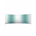 thumbnail image 2 of Aqua Teal White Ombre Body Pillow Cover, Pillowcase Protectors with Zipper, Breathable Decorative Throw Pillow Case Cover, Modern Abstract Art Farmhouse Gradient Pillow Shams for Couch Sofa 20x60Inch, 2 of 8