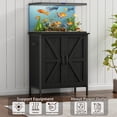 thumbnail image 6 of NEORIVER 20 Gallon Fish Tank Stand with Power Outlets, Aquarium Stand with Cabinet, Reptile Tank Turtle Terrariums Table for Fish Tank, 27.5" L x 15.7" W, 350LBS Capacity, 6 of 7