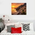 thumbnail image 4 of MLJA Canvas Print Pictures Wall Art Painting The Famous Village of on The Italian Coast Framed &amp; Stretched Posters Home Decor Artworks, 4 of 4