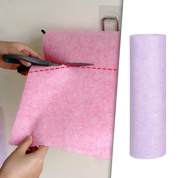 s reutilizables de paño de limpieza, paño de cocina lavable antiadherente, tapete de secado de platos de de para mesa de casa, muebles Violeta Baoblaze toallas de limpieza