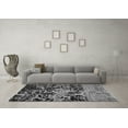 thumbnail image 3 of Ahgly Company Indoor Rectangle Abstract Gray Modern Area Rugs, 2' x 3', 3 of 4