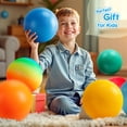 thumbnail image 4 of PLAYZAP Playground Balls - 8.5 Inch (6-Pack) Kickball Dodgeball Rubber Bouncy Inflatable Balls for Kids Adults, Indoor & Outdoor ball Games, Four Square, Recess, Dodge Ball, Handball W/air Pump, 4 of 9