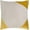 Mustard, Peach / Maija, variant on Hauteloom Jamie Throw Pillow
