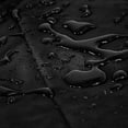 thumbnail image 3 of LLC Housse de Table Ronde Imperméable pour Meubles de Patio - Résistant, Résistant aux UV, Anti-Poussière, Anti-fading Protecteur de Meubles d'Extérieur en Matériau de Toile Dure, Noir, 3 of 4