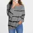 thumbnail image 5 of NOLDARES Women's Casual Crew Neck Sweatshirt Loose Soft Long Sleeve Pullover Tops(Z1-Grey,XXL), 5 of 6