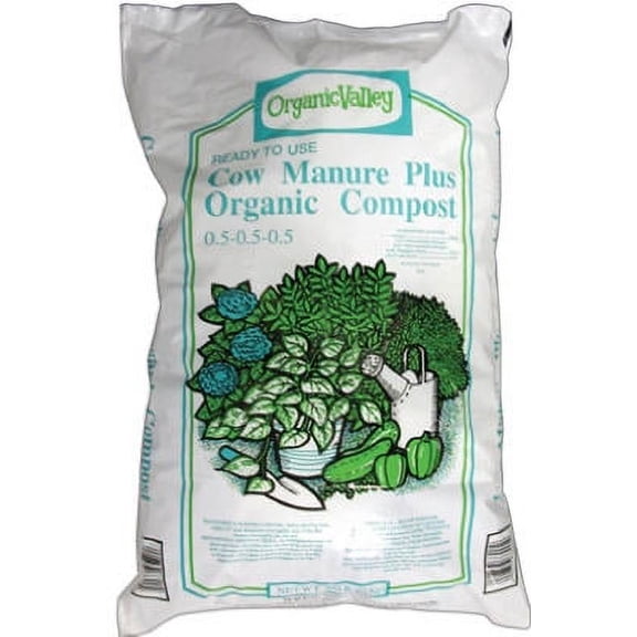 Garick 33445 Organic Valley Cow Manure, 40 lbs