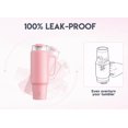 thumbnail image 3 of Vaso Meoky de acero inoxidable de 183 ml con mango, pajita 2 en 1, 3 of 7