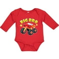 thumbnail image 3 of Inktastic Monster Truck Big Bro Boys Long Sleeve Baby Bodysuit, 3 of 5