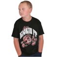 thumbnail image 4 of Funny Always Kickin It Soccer Pun Crewneck T Shirts Boy Girl Teen Brisco Brands M, 4 of 6