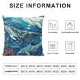thumbnail image 5 of Shangniulu Throw Pillow Covers Nature Ocean Life Sea Coral Whale Shark Dolphin Blue Design Square Pillowcase for Home Decor Sofa Car Bedroom Pillow case  White, 5 of 5