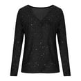 thumbnail image 4 of JJHGVB Carnival Costume Pullover Tops Pullover Sweatshirts for Women Tee Tops T Shirts Loose Fit Tops 2026 Dressy Casual Short Tops Casual Black 1 S, 4 of 4