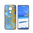 thumbnail image 1 of Compatible with Moto G Play 2021 Phone Case, Blue-Golden-Marble-30 Case Silicone Protective for Teen Girl Boy Case for Moto G Play 2021, 1 of 1