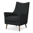thumbnail image 2 of Moe's Home Collection Fisher Armchair Wool Blend Charcoal Fabric Chairs, 2 of 5