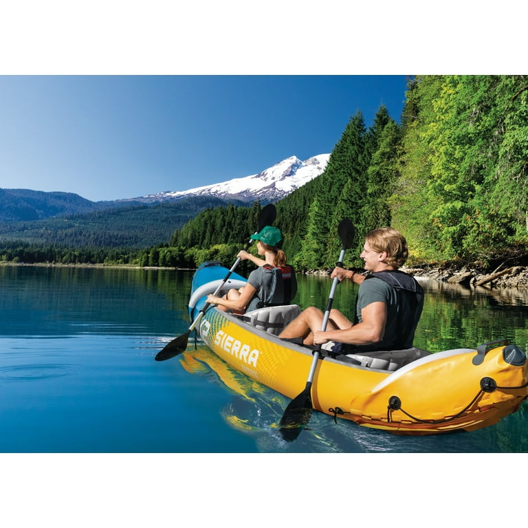 Intex Sierra K2 2-Person Inflatable Kayak with Accessory Kit, Oars