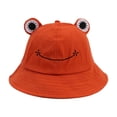 thumbnail image 1 of Cute Frog Design Sun Protection Fisherman Hat Children Adults Outdoor Bucket Cap, 1 of 10