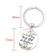 thumbnail image 2 of Bible Verses Keychain Glass Dome Pendant Keychain Scripture Quote Jewelry Christian Faith Inspirational Gifts, 2 of 6