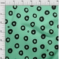 thumbnail image 3 of oneOone Cotton Silk Sea Green Fabric Polka Sewing Material Print Fabric By The Yard 42 Inch Wide-P6, 3 of 6