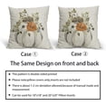 thumbnail image 6 of Fall Pillow Covers 18x18 Set of 2 Autumn Watercolor Pumpkin Flower Leaves Print Throw Pillows Thanksgiving Outdoor Decorative Case Linen Cushion Farmhouse Decor for Home Couch Sofa Bed, 6 of 6