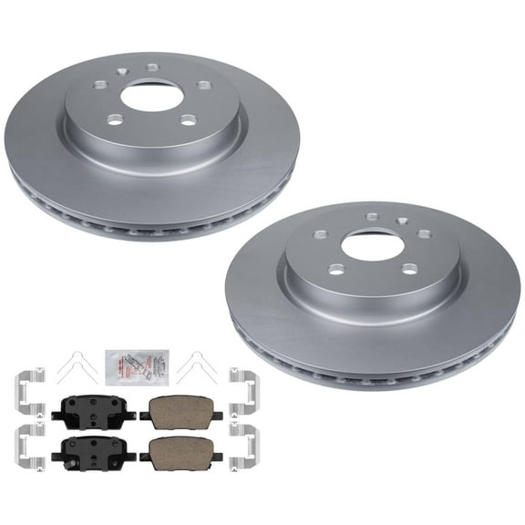 315MM Rear GEO Coated Disc Brake Rotors Disc Brake Pads For Cadillac CT6 16-20
