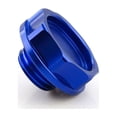 thumbnail image 3 of Tapa de llenado de aceite de motor de carreras MUGEN de CARBONO azul, cubierta de tanque de aceite de aluminio, 3 of 5