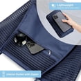 thumbnail image 6 of Beach Bags for Women, Foldable Mesh Tote Bag with Mini Pocket, Womens Shoulder Handbag for Travel Beach Essentials, 6 of 7