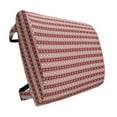 thumbnail image 1 of Christmas Lumbar Pillow, Norwegian Scandinavian Traditional Vintage Style Borders Reindeer Striped Flower, Soft Back Cushion Office Chairs with Adjustable Straps, 14" x 13", Red White, by Ambesonne, 1 of 7