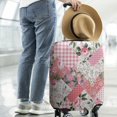 thumbnail image 2 of Pioneer Flower Floral Print Pattern Luggage Cover Fashion Suitcase Cover Baggage Covers Fit 25-28 Inch Luggage (Go Travel), 2 of 5