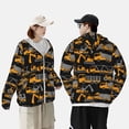thumbnail image 5 of Picia Yellow Excavator Women's Men's UPF 50+ Sun Protection Hoodie Shirt Long Sleeve SPF Fishing Outdoor UV Hiking Lightweight Shirts-X-Large, 5 of 9