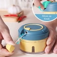 thumbnail image 4 of Jinsinto Manual Garlic Cutter, Mini Vegetable Chopper, Meat and Onion Chopper, 4 of 5