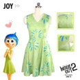 thumbnail image 3 of Disfraz de Cosplay de Inside Out Disgust Joy para mujer, traje de uniforme de vestido, juego de rol de fiesta de Carnaval de Halloween, conjunto completo para adultos y niños, Cos, 3 of 5