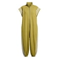 thumbnail image 5 of Jumpsuits for Women Workwear Romper Stripe Zipper Casual Stand Collar Short Sleeve Wide Leg Jumpsuit Loose Elastic Cuffed Jogger One Piece Jumpsuit, 5 of 6